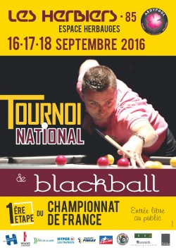 Tournoi national 1 blackball aux Herbiers