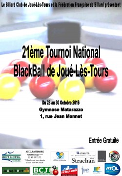 Tournoi national 2 de blackball à Joué-lès-Tours