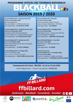 CHAMPIONNATS DE FRANCE BLACKBALL 2020