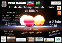 Finale championnat de France jeux de séries Division 2