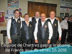 Finale championnat de France jeux de séries Division 5