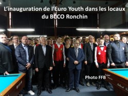 CARAMBOLE : Euro Youth et European Ladies Cup à Ronchin - 30 mars / 2 avril