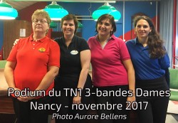 3-BANDES DAMES - Tournoi national 1 - Nancy