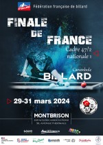 Carambole - Cadre 47/2 - Championnat de France Nationale 1