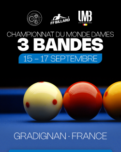 Billard Français - 3 bandes - Championnat du Monde Dames