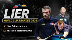Billard Français - 3 bandes - World Cup de Lierre (Belgique)