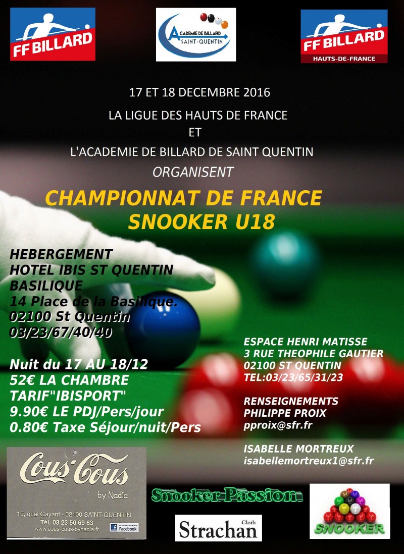 billard saint quentin 02100