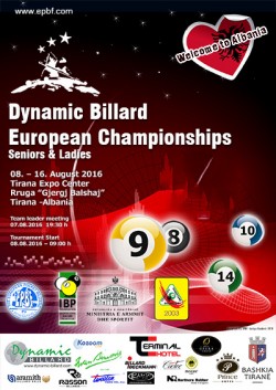 Championnats d'Europe (+ 40 ans) billard américain