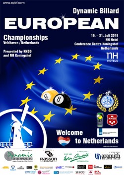 Championnats d'Europe de billard américain 2018