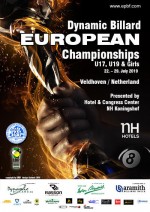 CHAMPIONNATS D'EUROPE DE BILLARD AMÉRICAIN 2019 À VELDHOVEN