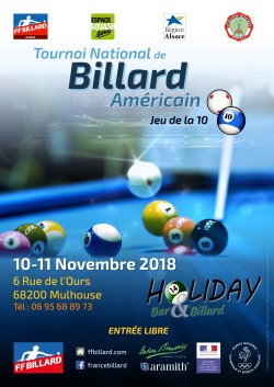 AMERICAIN-TOURNOI NATIONAL 2-MULHOUSE SNOOKER ACADEMY (HOLIDAY BAR & BILLARD)