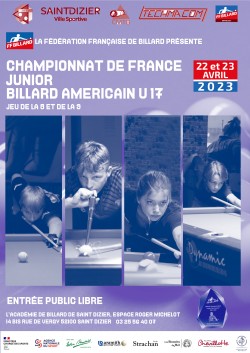 Américain - Championnats de France junior au jeu de la 8 et de la 9