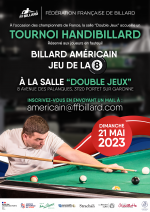 Américain - Tournoi handibillard au jeu de la 8