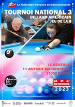 Américain - Tournoi national 3 : Inscriptions ouvertes