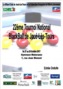 BLACKBALL : Tournoi national 2 - Joué-Lès-Tours