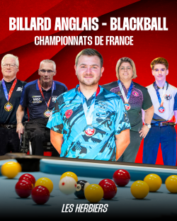 Billard Anglais Blackball - Championnat de France 2026