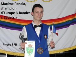 Championnat d'Europe 3-bandes Cadets (journée du dimanche 24 avril)