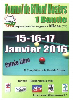 Tournoi national n°2 1-bande