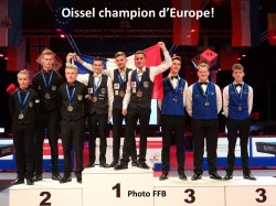 Championnat d'Europe carambole - Partie libre en équipes U19