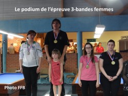 CF RONCHIN 2017 - épreuve 3-bandes Dames