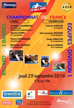 Championnat de France 3-bandes D1