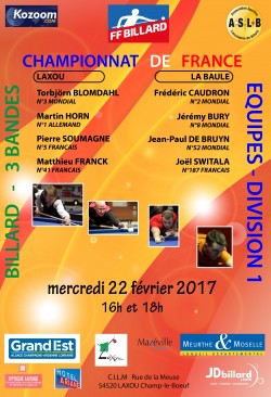 Championnat de France 3-bandes D1