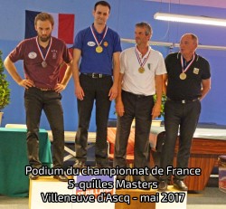 CF RONCHIN 2017 - épreuve 5-quilles Masters