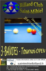 Tournoi 3-bandes à Saint-Mihiel