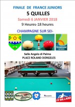 5-QUILLES JUNIORS - Championnat de France