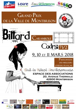 CADRE 71/2 : Tournoi national 2 à Montbrison