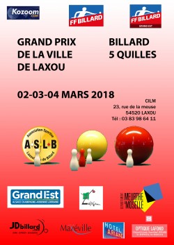 5-QUILLES : Tournoi national 4 à Laxou