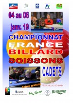 CHAMPIONNAT DE FRANCE CADETS PARTIE LIBRE ET 3 BANDES