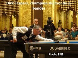 CHAMPIONNAT DU MONDE 3-BANDES AU CAIRE: L'ARGENT POUR JEREMY BURY!