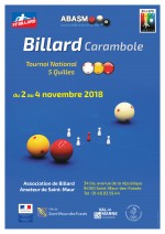 CARAMBOLE - TOURNOI NATIONAL 2 5-QUILLES - SAINT-MAUR-DES-FOSSES