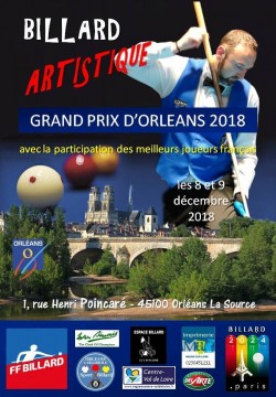 CARAMBOLE - 2è TOURNOI NATIONAL ARTISTIQUE À ORLEANS