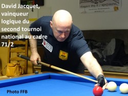 CARAMBOLE- 2e TOURNOI NATIONAL CADRE 71/2 MASTERS A MONTBRISON