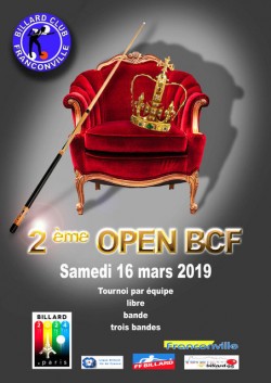 BILLARD CLUB DE FRANCONVILLE 2E OPEN