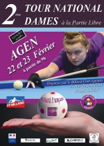 CARAMBOLE 2E TOURNOI NATIONAL LIBRE DAMES À AGEN