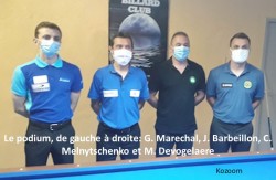 CARAMBOLE 1er TOURNOI NATIONAL 3 BANDES MASTERS À LUNEL