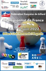 Carambole - Championnat de France 5 Quilles N1 à Romans sur Isère