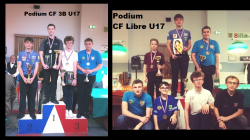 CARAMBOLE - CHAMPIONNAT DE FRANCE PARTIE LIBRE ET 3 BANDES CADETS