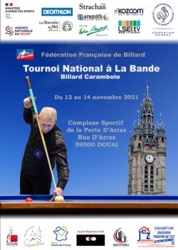 CARAMBOLE 1er TOURNOI NATIONAL À LA BANDE À DOUAI