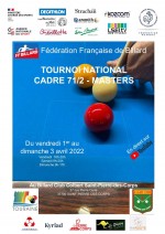 CARAMBOLE - TN3 CADRE 71/2 MASTERS St PIERRE DES CORPS