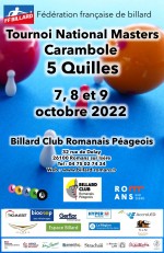 Carambole - 1ère étape du circuit national 5 Quilles 2022-2023