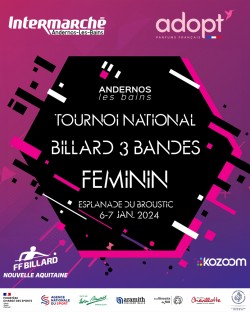 Carambole - 3 bandes - 2e tournoi national féminin