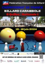 Carambole - 5 quilles - Championnat de France Nationale 1