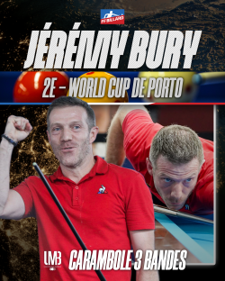 Carambole - 3 bandes - World Cup de Porto