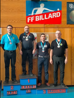 Carambole - championnat de France 1 bande nationale 1