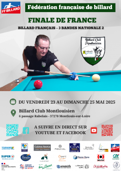 Carambole - championnat de France 3 bandes nationale 2