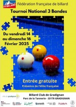 Carambole - 3 bandes - 5e tournoi national Masters